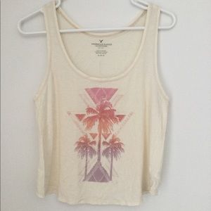 American Eagle Outfitters off white tank top size M